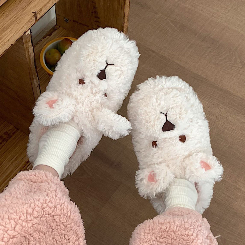 3color far bear roomshoes