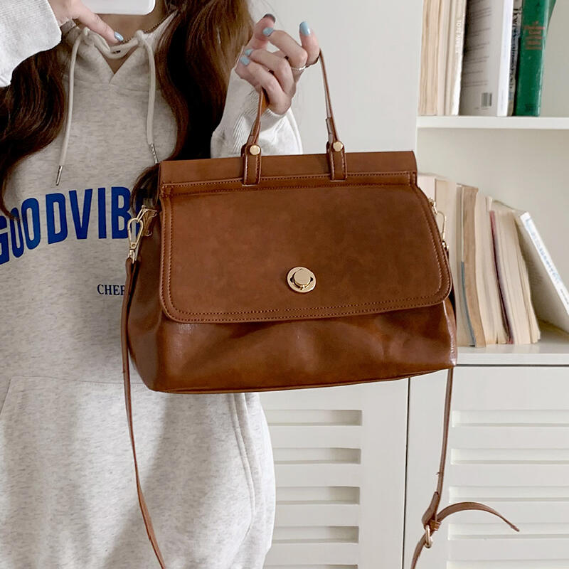 2way leather shoulder bag