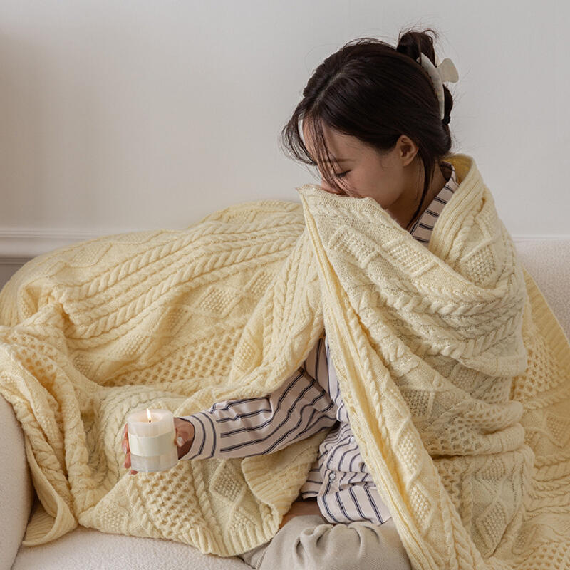 knit design sofacover