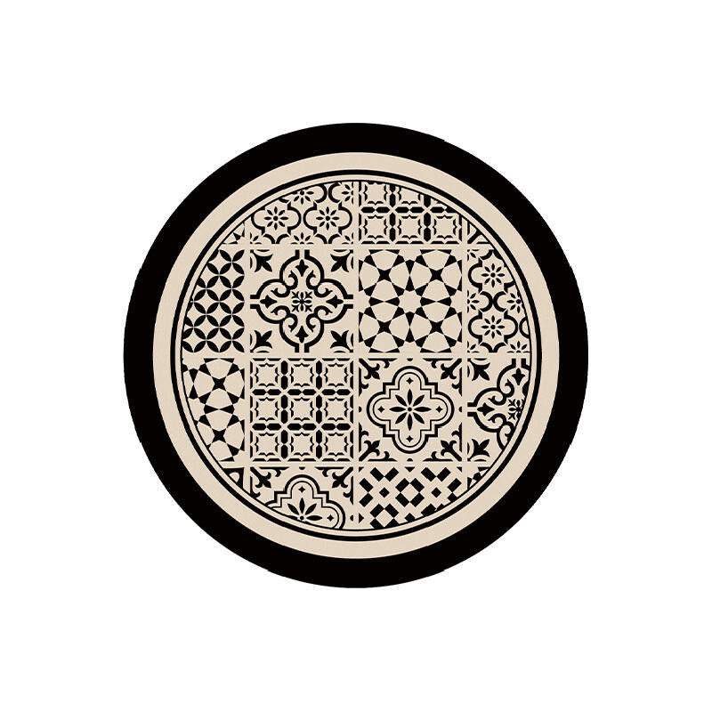 retro classical circle coaster