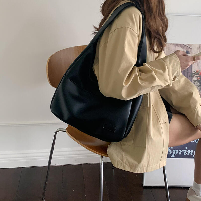 leather square tote bag