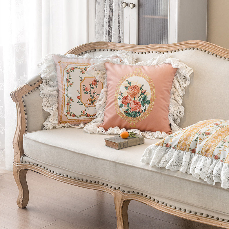 8design pink lovely tulip cushion
