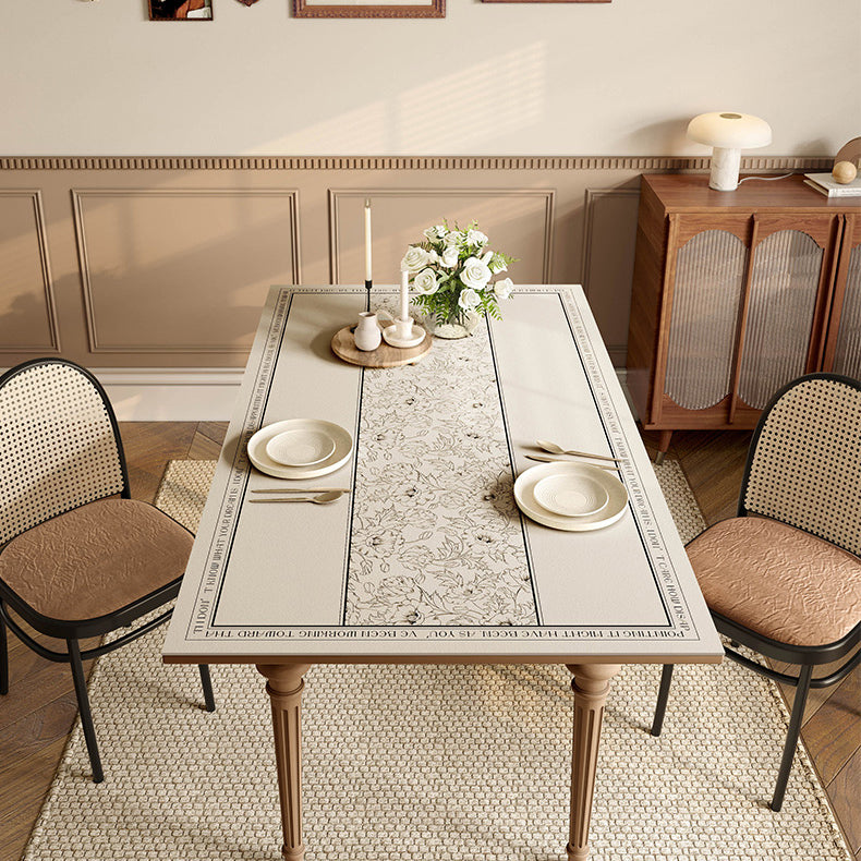 monotone dream simple flower table mat
