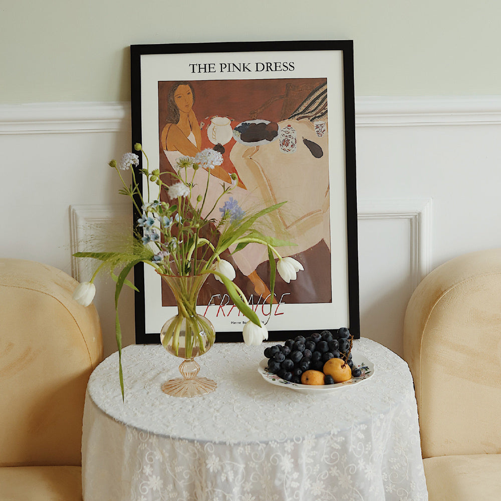 3design girl modern poster & frame SET