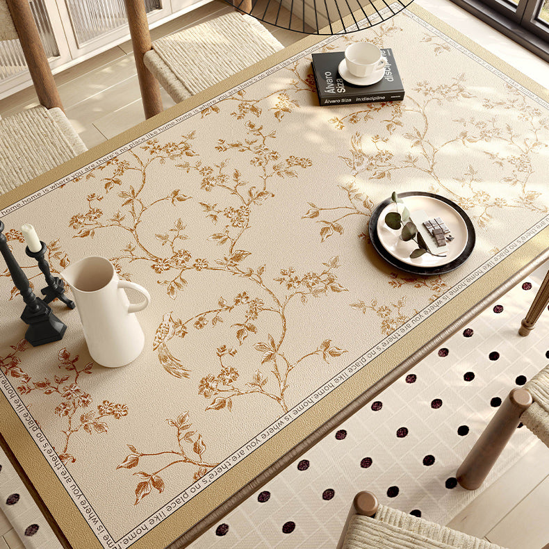 south wood beige square table mat