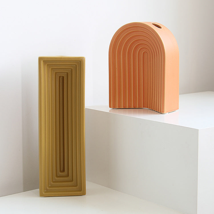 4design modern line vase