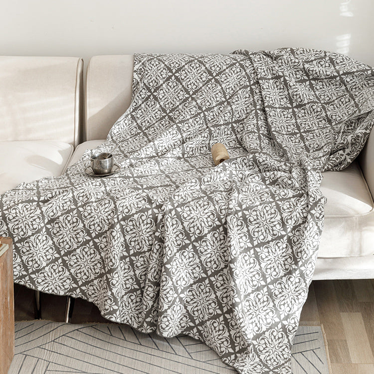 5color ethnic pattern blanket