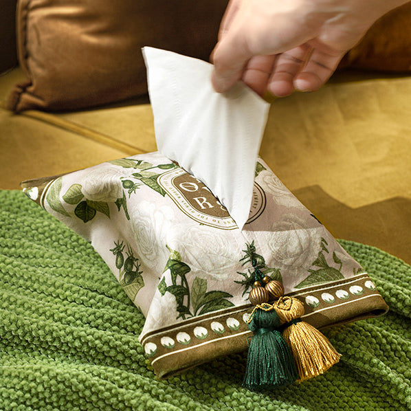 2design white rose tissue case