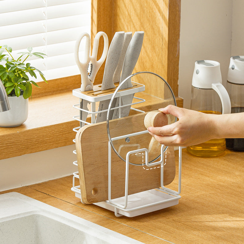 3design cutting board knife stand