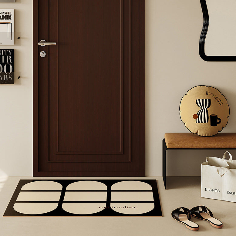 minimalism retro door mat
