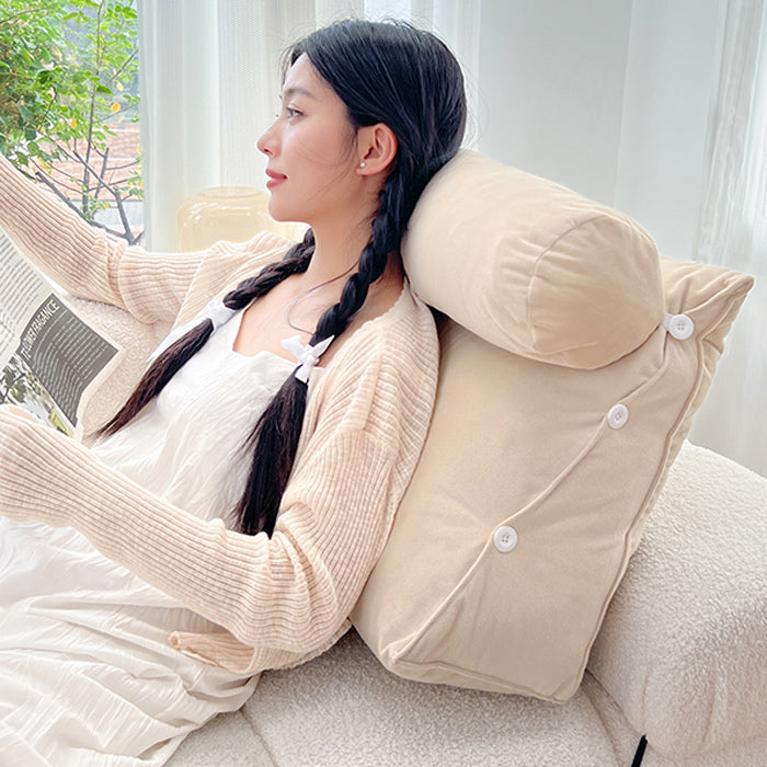 8color velvet multi backrest cushion