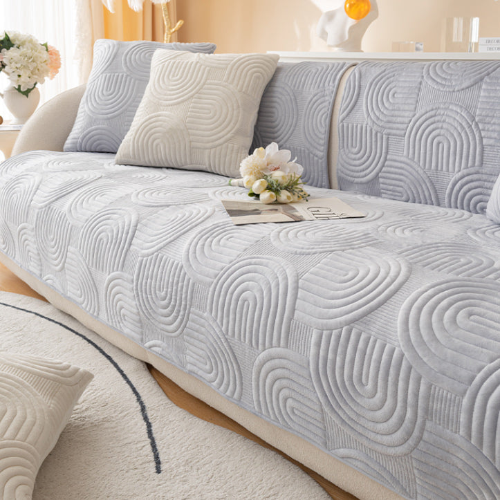 3color arch stitch sofa cover