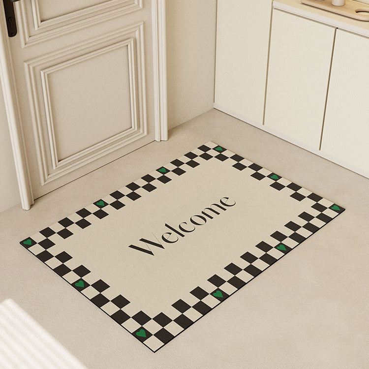 4color welcome waterproof door mat