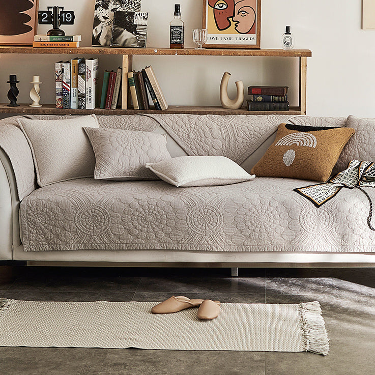 4color dark quilt sofa cover
