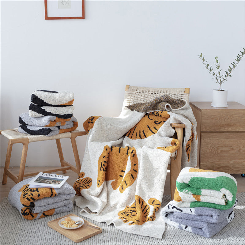 【再入荷】3color cute tiger blanket