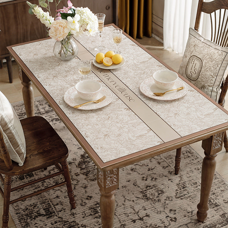 meilleure nature brown square table mat