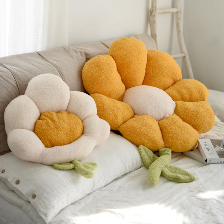 2design 5color big flower cushion