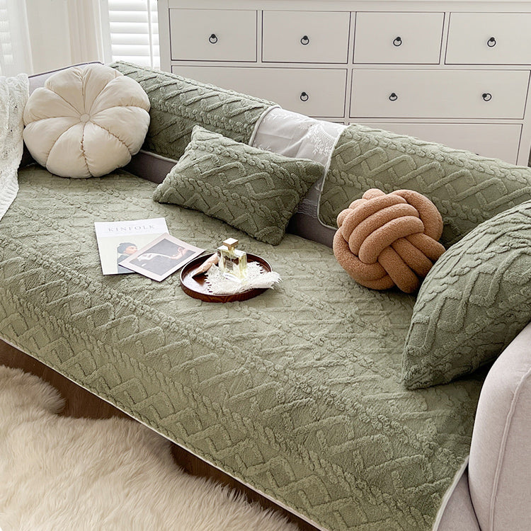 5color cable boa sofa cover