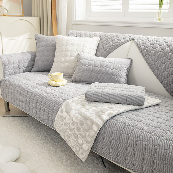 6color corduroy quilting sofa cover
