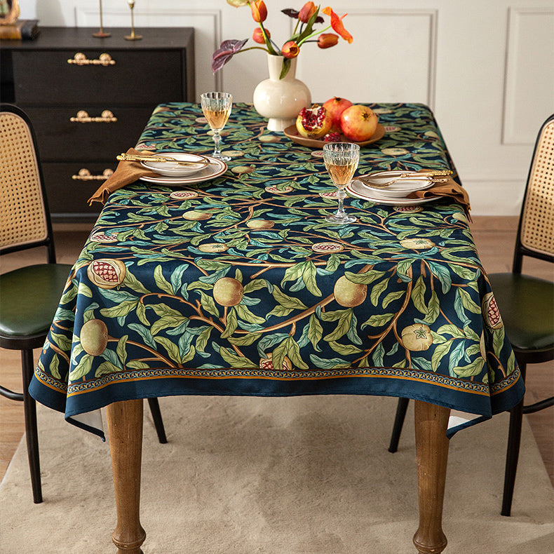 american retro pomegranate table cloth
