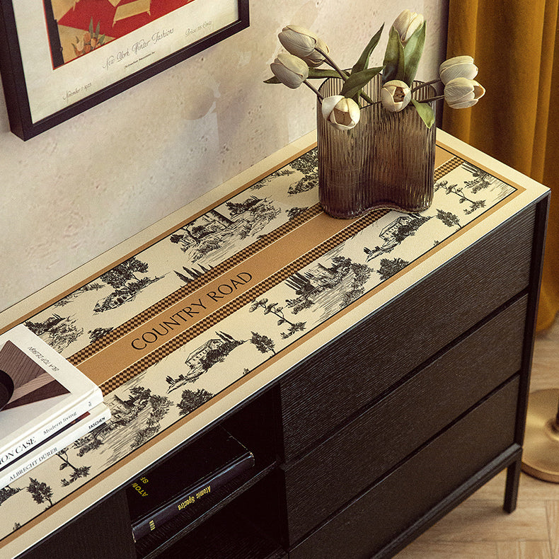 country road logo shelf mat