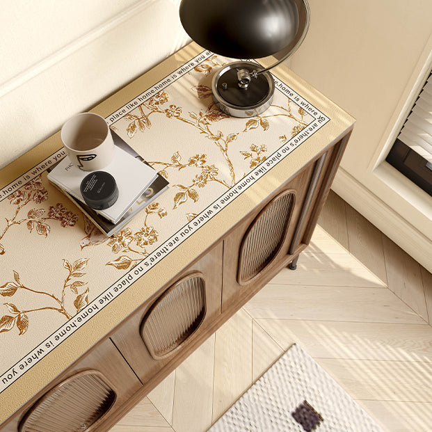 south wood beige shelf mat