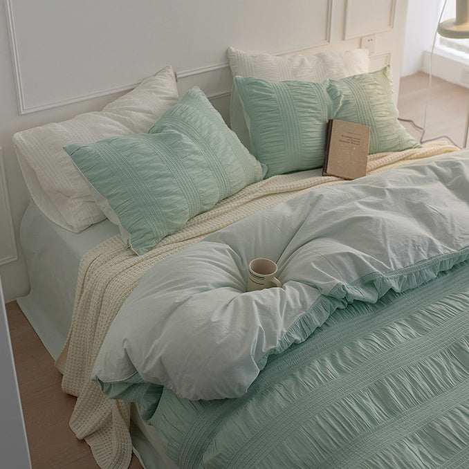 3color gather tiered bedlinen set