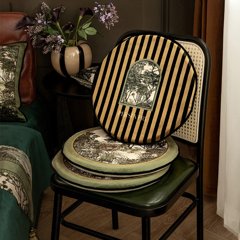 2design green persevere logo cushion