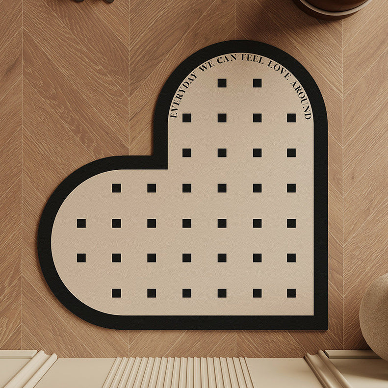 8design heart door mat