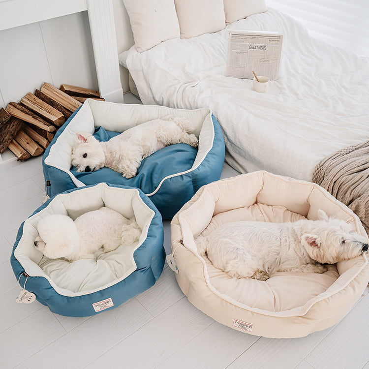 2color enclosure cushion bed