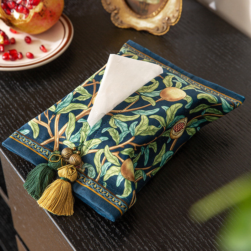 american retro pomegranate tissue case