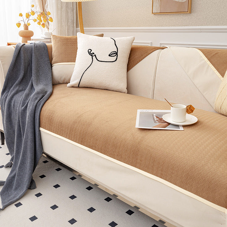 4color knit pattern sofa cover