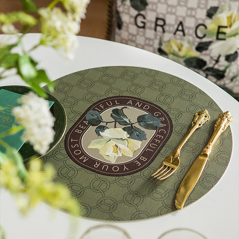 3design luxury logo place mat