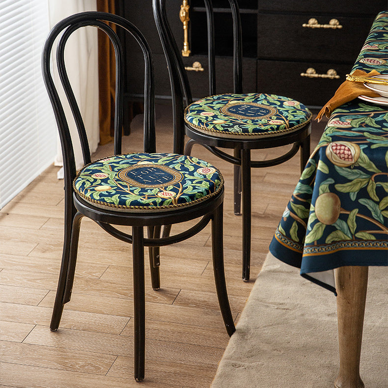 american retro pomegranate round cushion