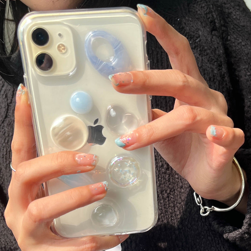 clear blue stone iPhonecase