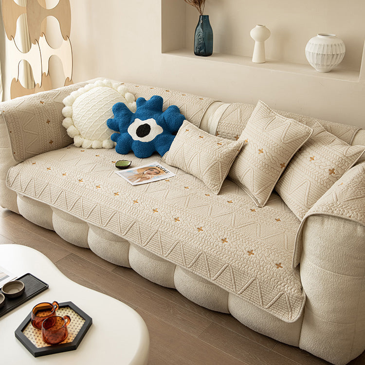 4color knit stitch sofa cover