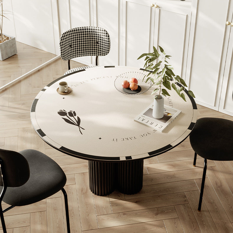 black tulip table mat