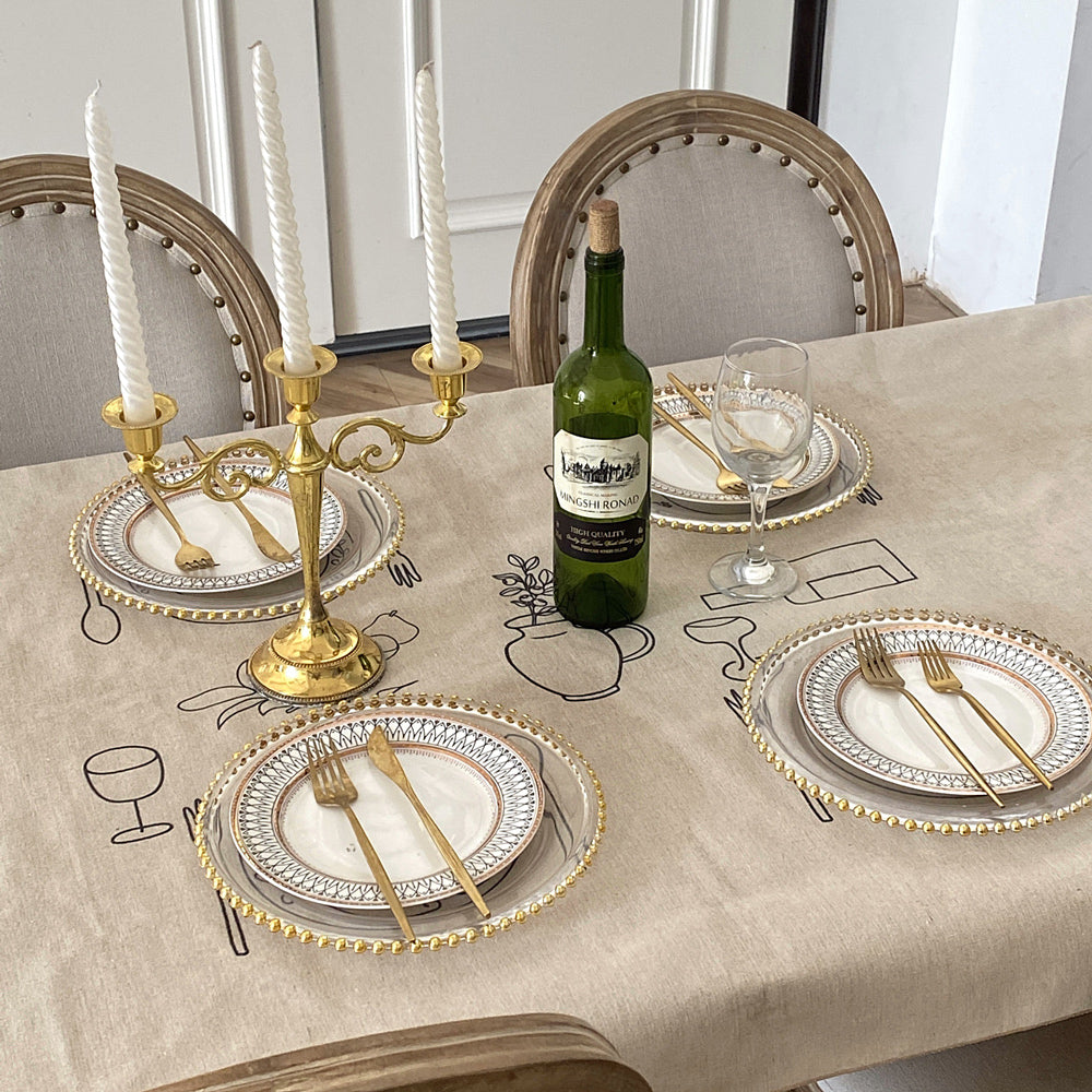 meal paint table cover