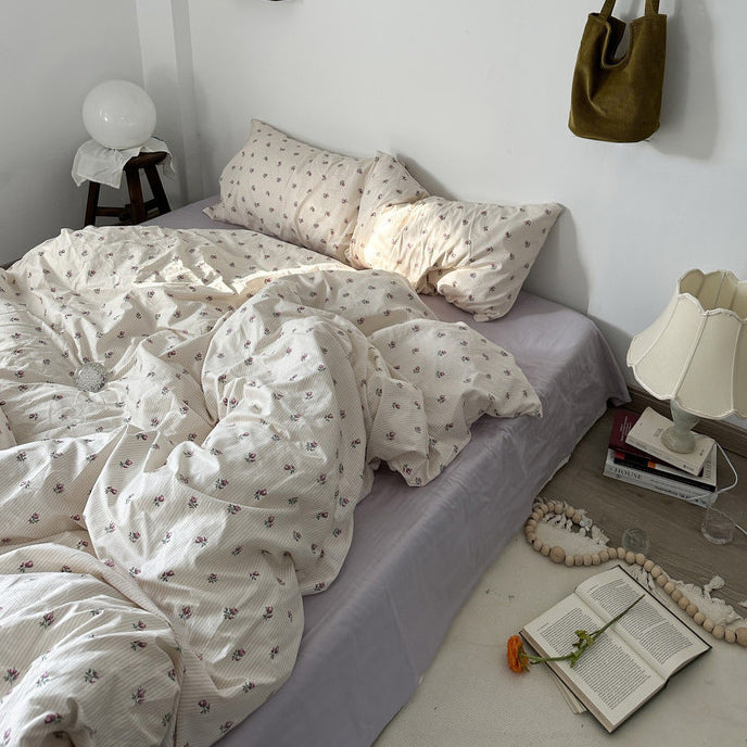 2design pale flower bedlinen set