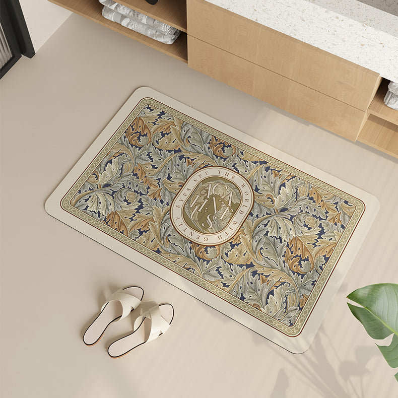 acanthus luxury bath mat