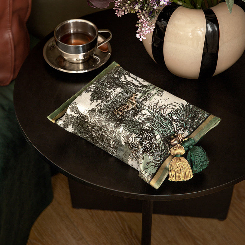 2design green persevere logo tissue case