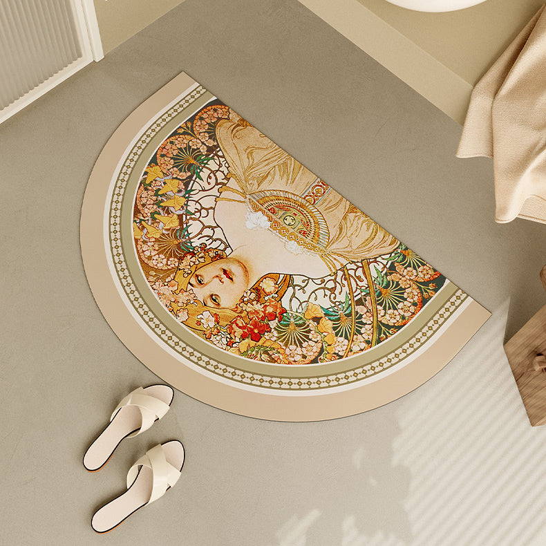 mucha whispers logo bath mat