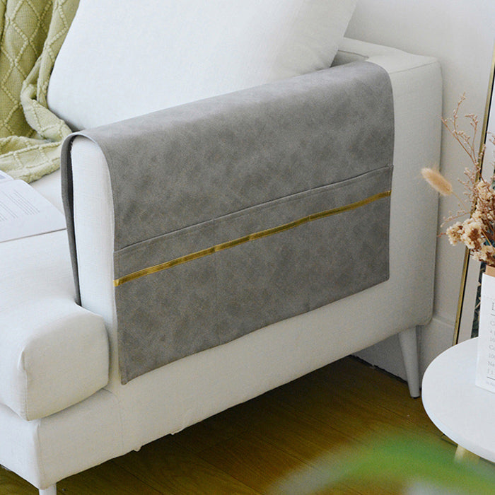 4color with pocket sofa armrest cover