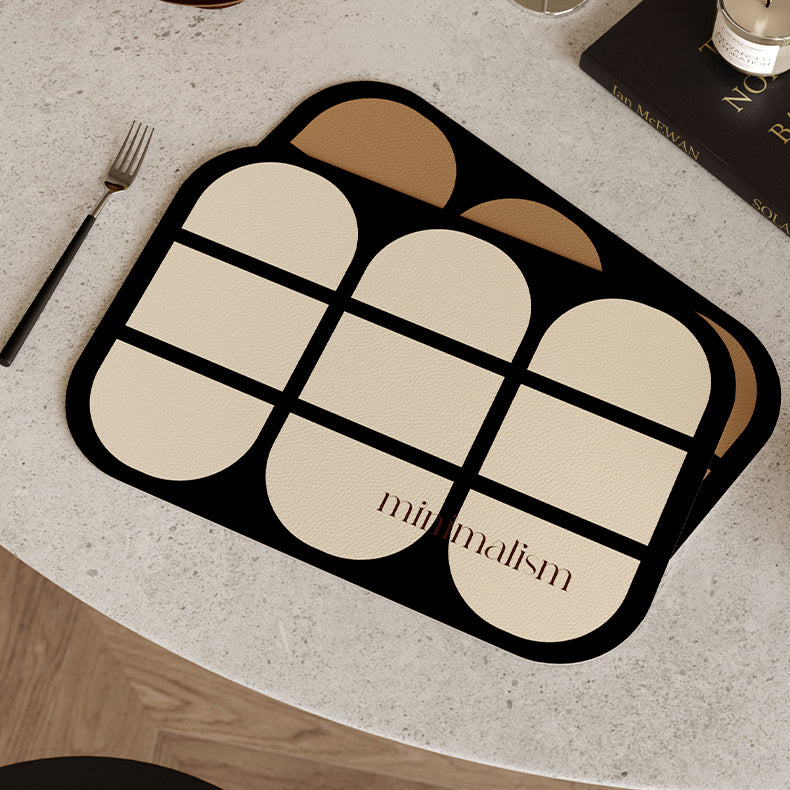 minimalism retro place mat