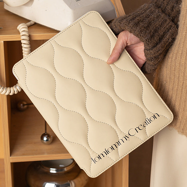 leather stitch iPad case