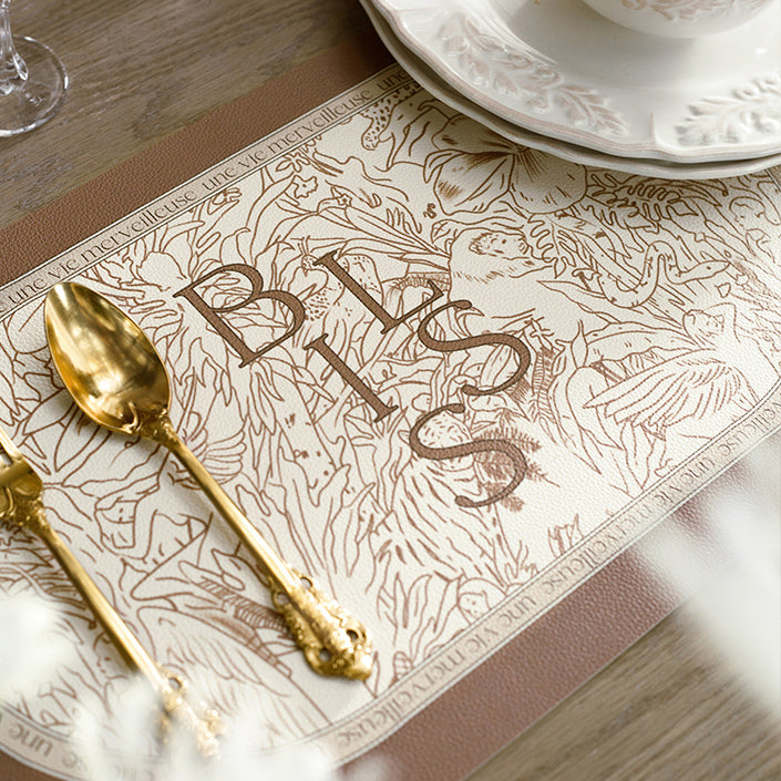 meilleure nature brown place mat