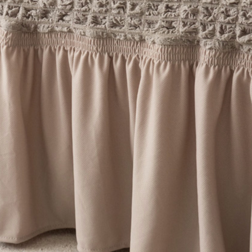 2color frill sofacover