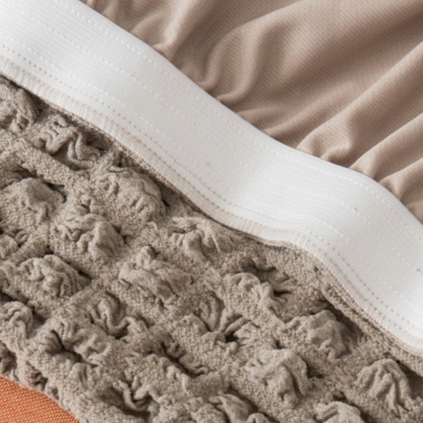 2color frill sofacover