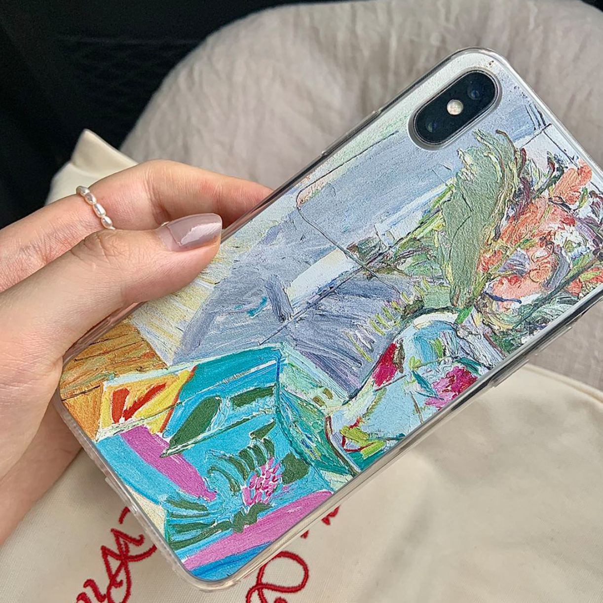 emboss oil art iPhonecase