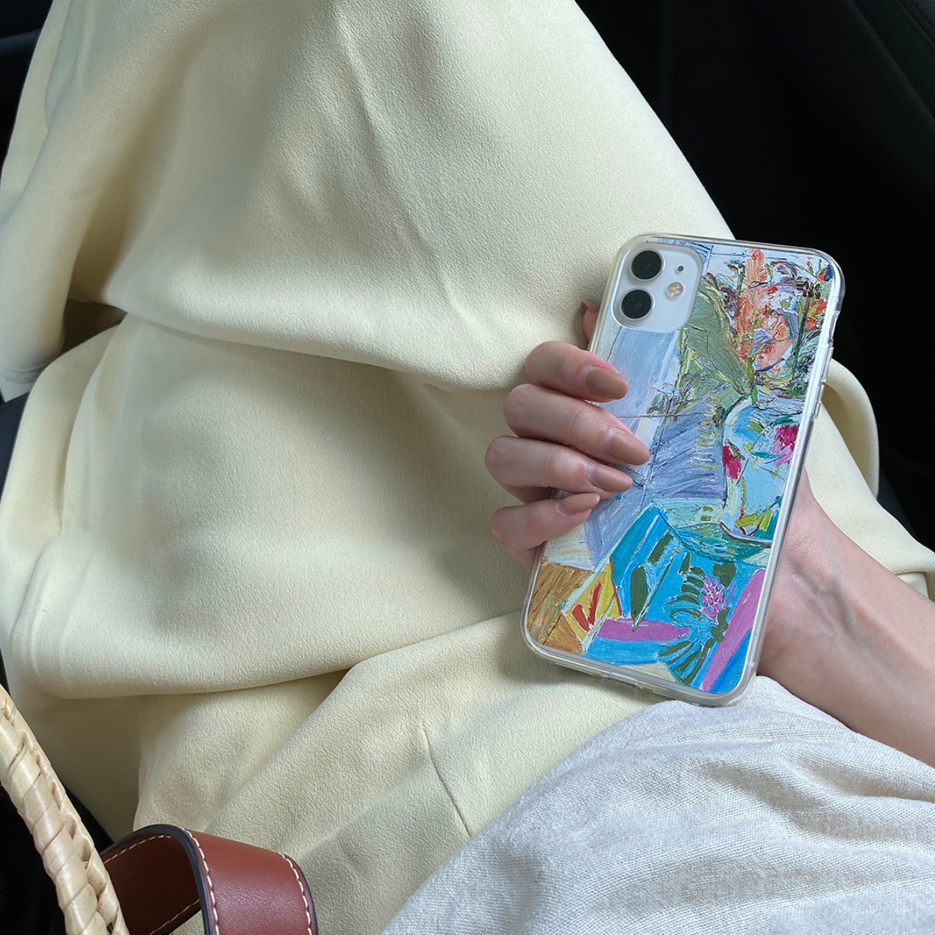 emboss oil art iPhonecase